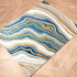 Oceanic Abstract Floor Rug (5 x 7.5 Feet)
